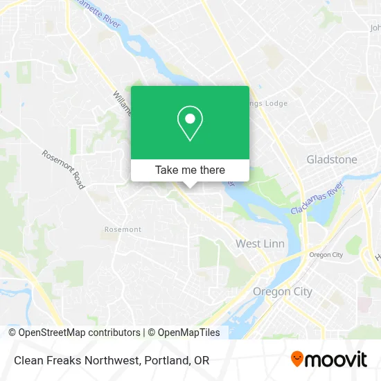 Clean Freaks Northwest map
