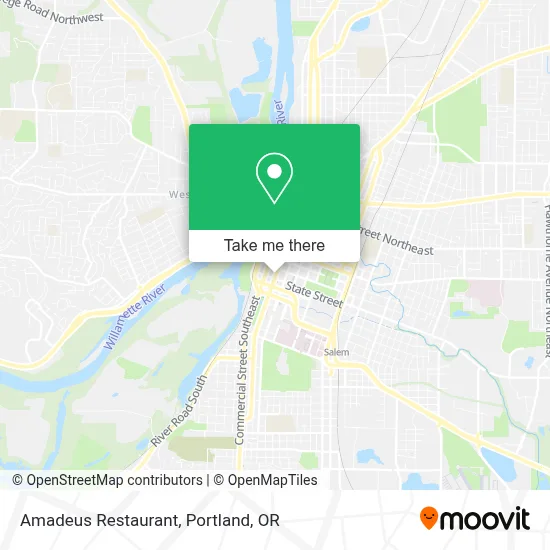 Amadeus Restaurant map