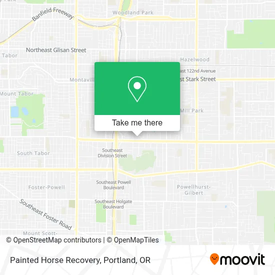 Painted Horse Recovery map