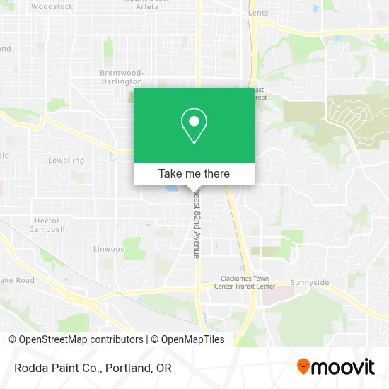 Rodda Paint Co. map