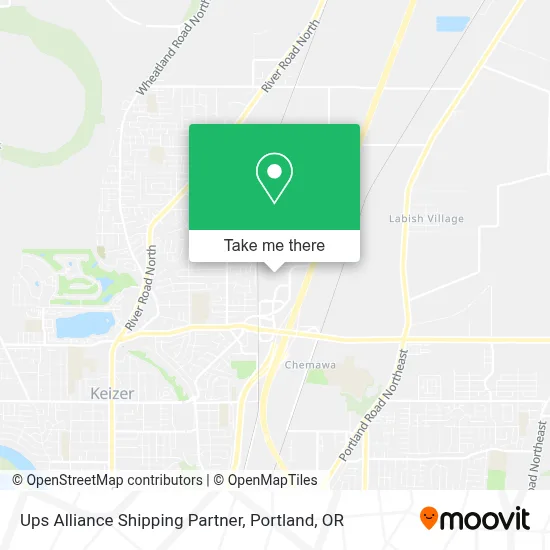 Ups Alliance Shipping Partner map