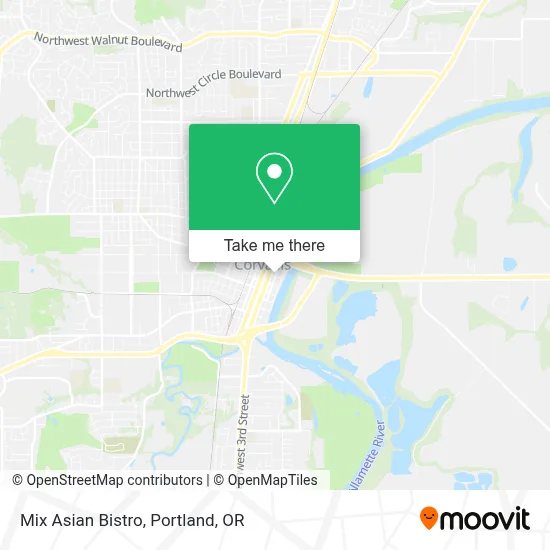 Mix Asian Bistro map