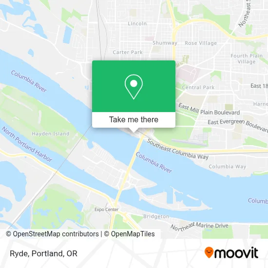 Ryde map
