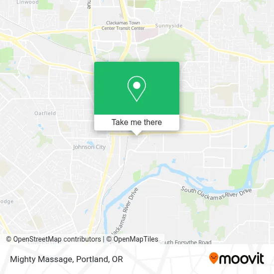 Mighty Massage map
