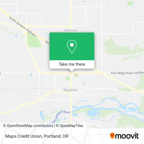 Maps Credit Union map