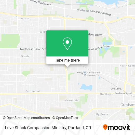Love Shack Compassion Ministry map