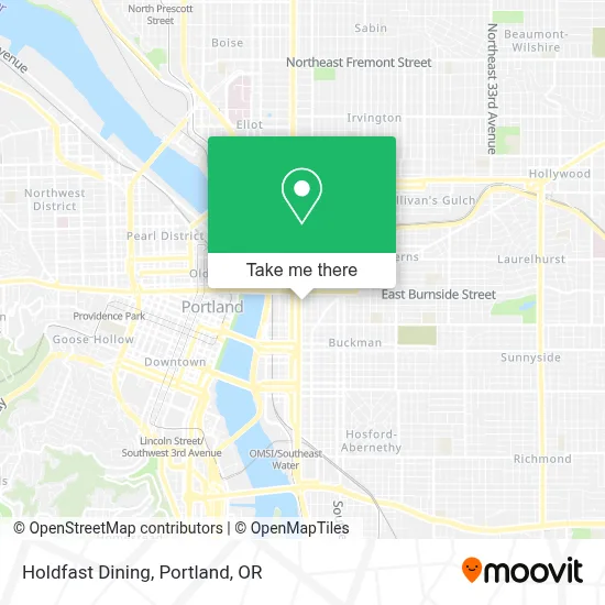 Holdfast Dining map