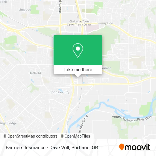 Farmers Insurance - Dave Voll map
