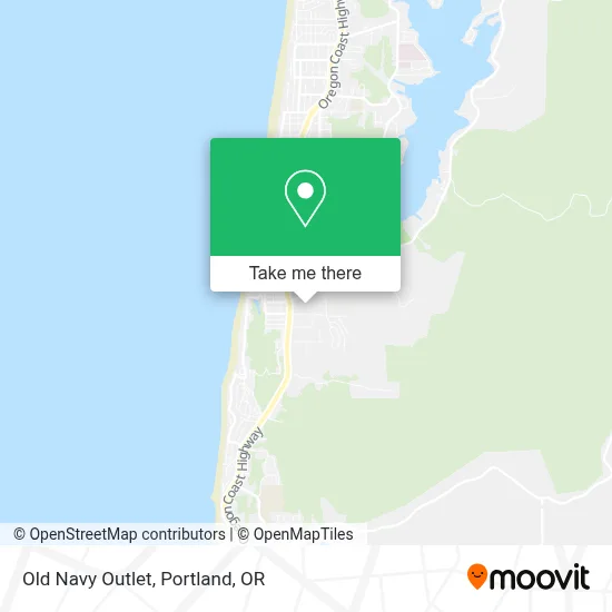 Old Navy Outlet map