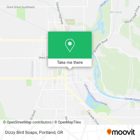 Dizzy Bird Soaps map