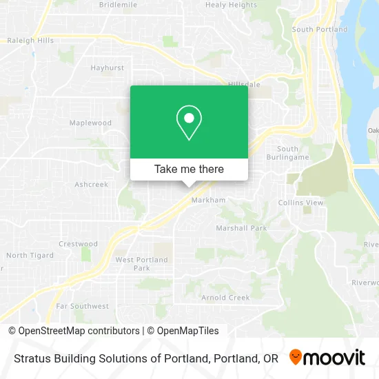 Stratus Building Solutions of Portland map
