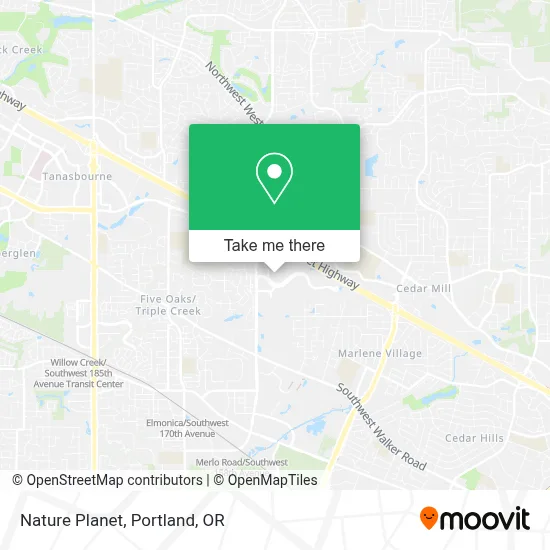 Nature Planet map