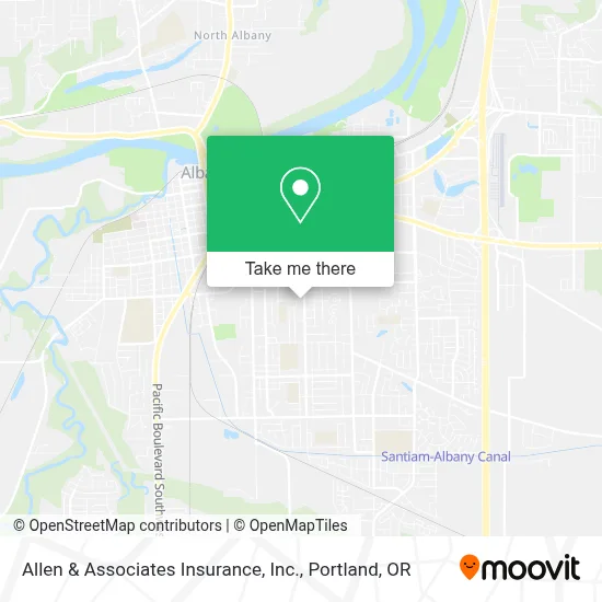 Allen & Associates Insurance, Inc. map