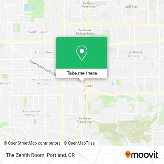 The Zenith Room map