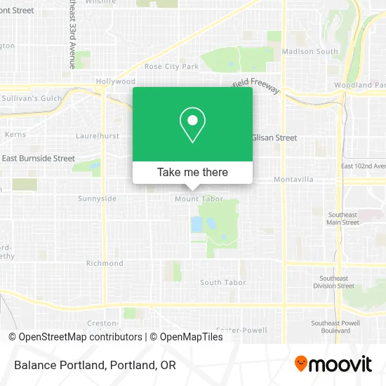Balance Portland map