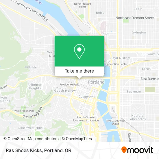 Ras Shoes Kicks map