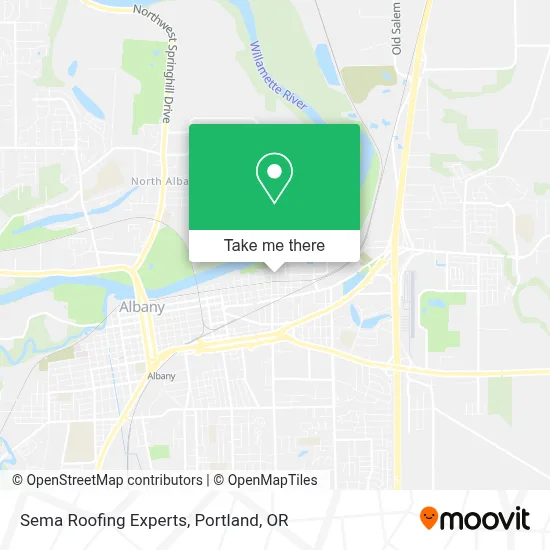 Sema Roofing Experts map