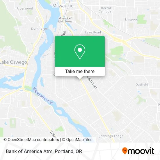 Bank of America Atm map
