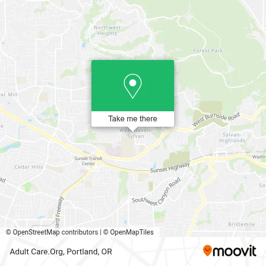 Adult Care.Org map
