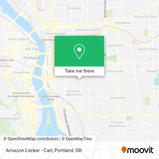 Amazon Locker - Carl map