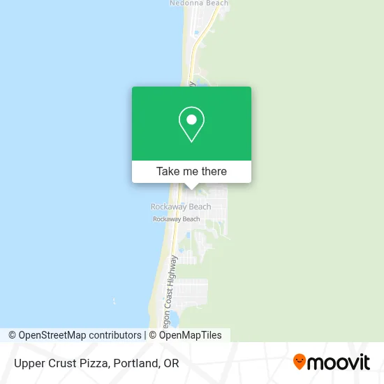 Upper Crust Pizza map