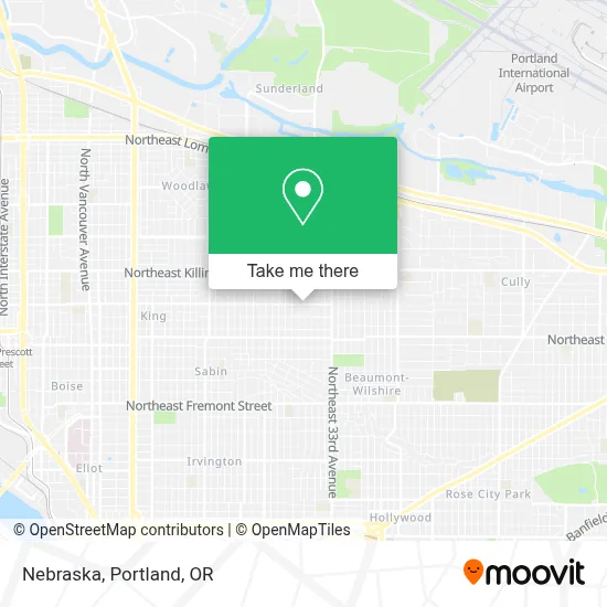Nebraska map