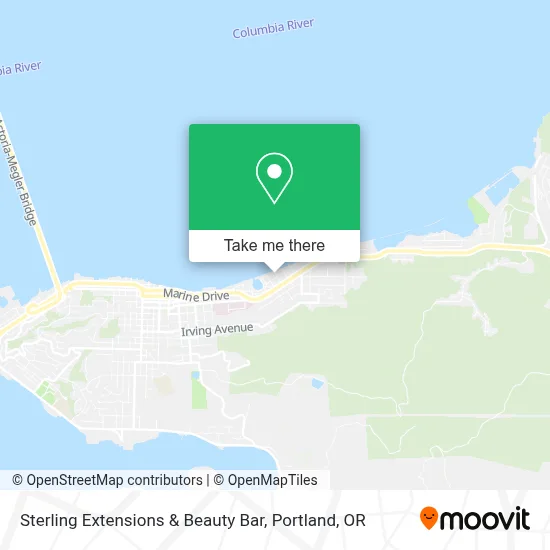 Sterling Extensions & Beauty Bar map