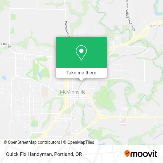 Quick Fix Handyman map