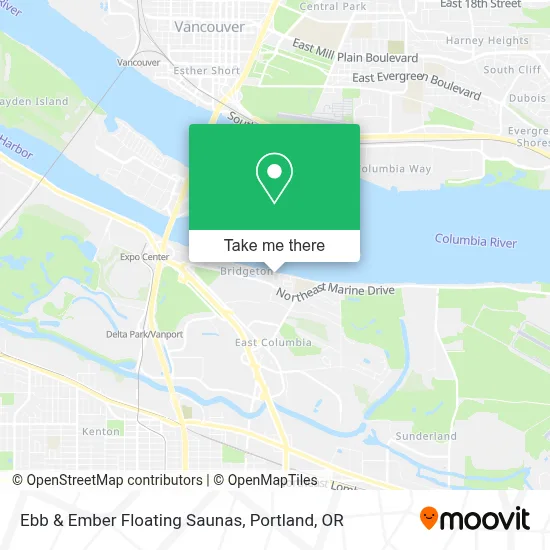 Ebb & Ember Floating Saunas map