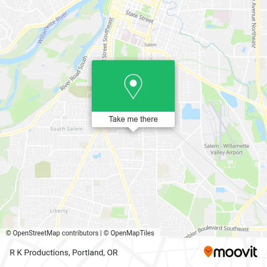 R K Productions map