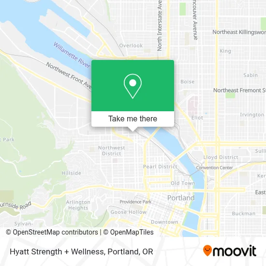 Hyatt Strength + Wellness map