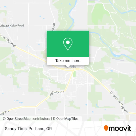 Sandy Tires map