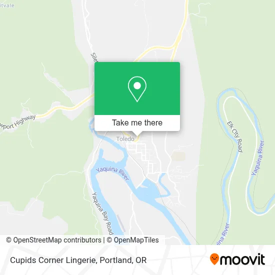 Cupids Corner Lingerie map