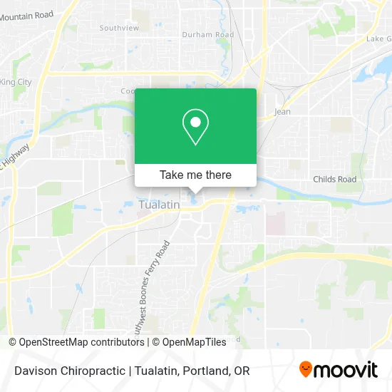 Davison Chiropractic | Tualatin map