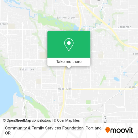 Community & Family Services Foundation map