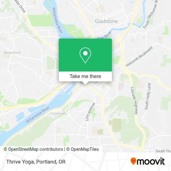 Thrive Yoga map