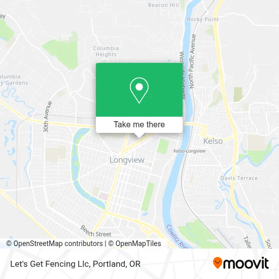 Let's Get Fencing Llc map