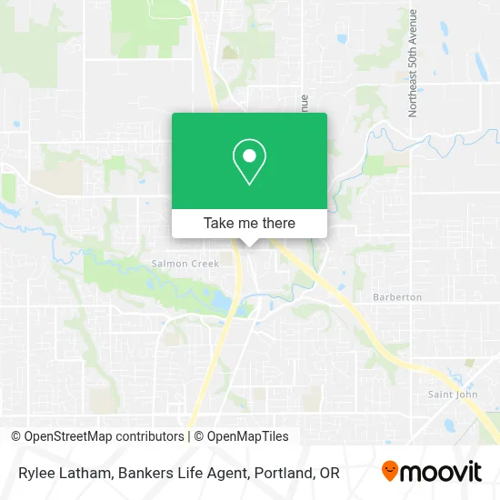 Rylee Latham, Bankers Life Agent map