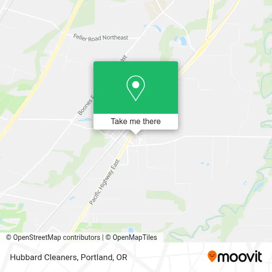 Hubbard Cleaners map