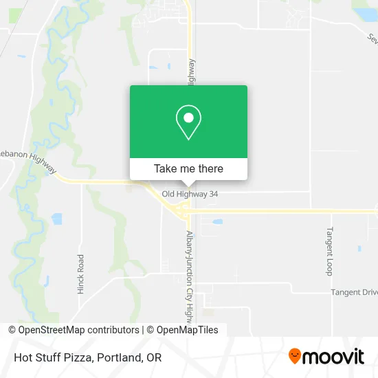 Hot Stuff Pizza map