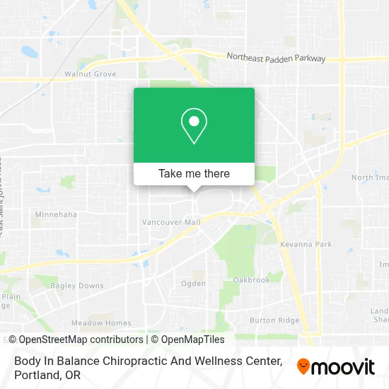 Body In Balance Chiropractic And Wellness Center map