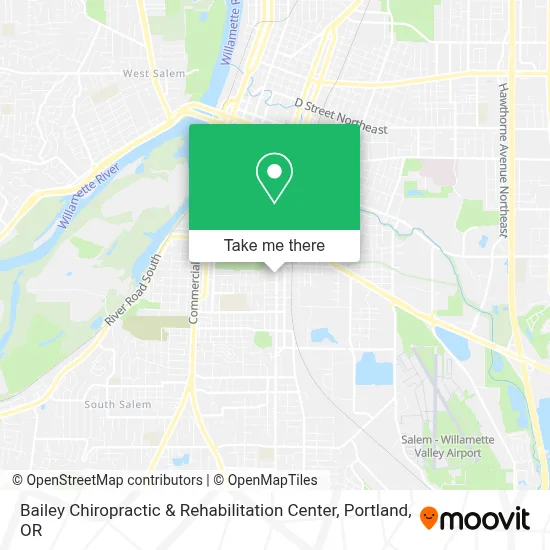 Bailey Chiropractic & Rehabilitation Center map