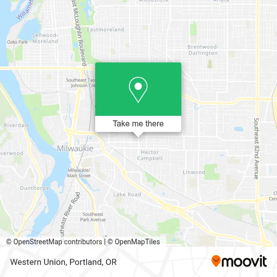 Western Union map