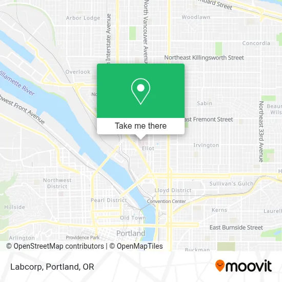 Labcorp map