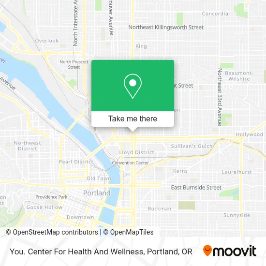 You. Center For Health And Wellness map
