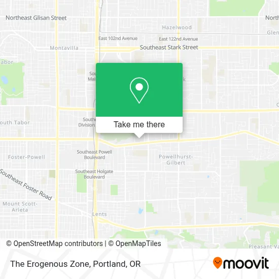 The Erogenous Zone map