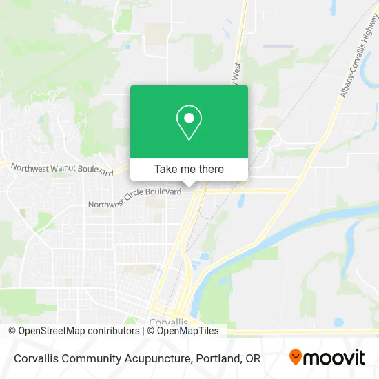 Corvallis Community Acupuncture map