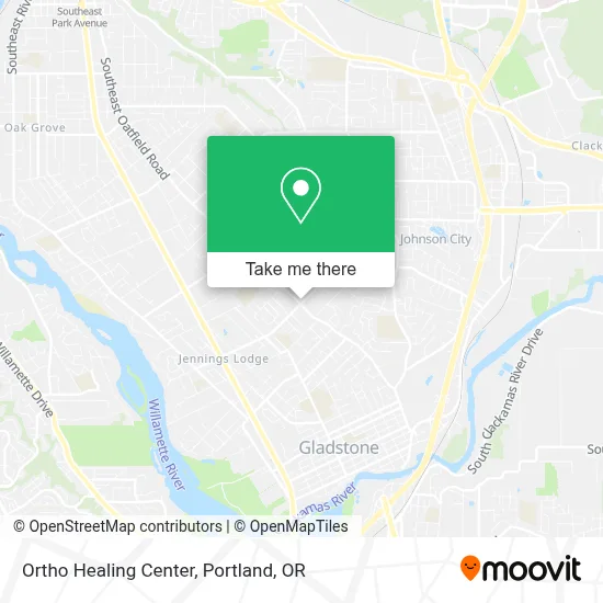 Ortho Healing Center map