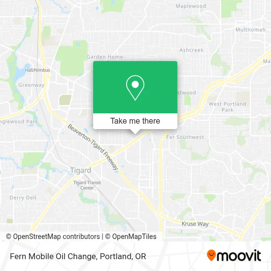 Fern Mobile Oil Change map