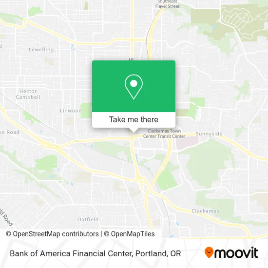 Bank of America Financial Center map